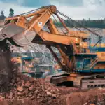 Dragline gravemaskin