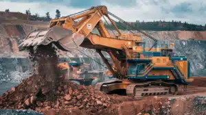 Dragline gravemaskin