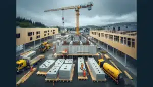 Fordeler med å bruke prefabrikkerte betongelementer – illustrasjon