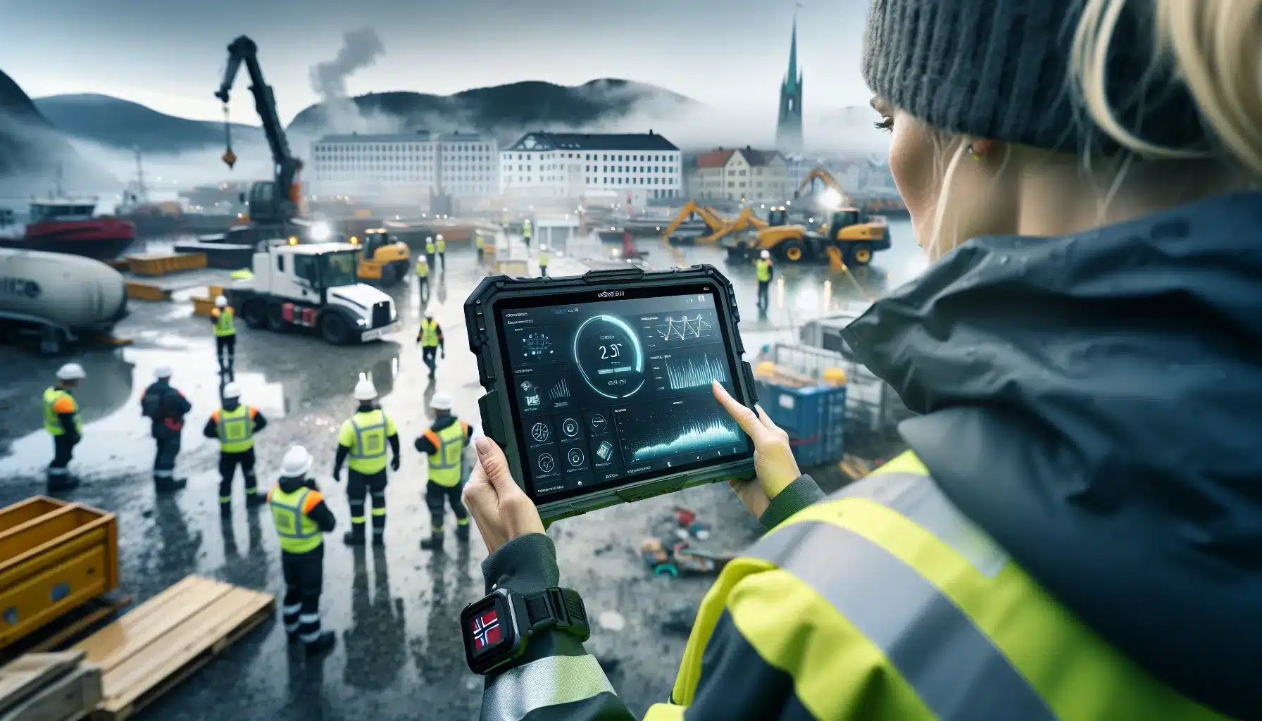 Hvordan bruke iot for &aring; overv&aring;ke byggeprosjekter &ndash; illustrasjon 1