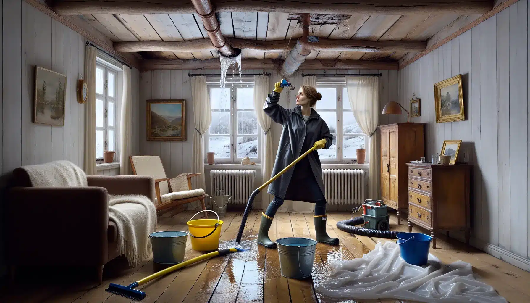 Slik h&aring;ndterer du vannlekkasjer i eldre bygninger &ndash; illustrasjon 2