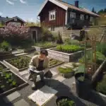 Hvordan planlegge og bygge en miljøvennlig hage – illustrasjon